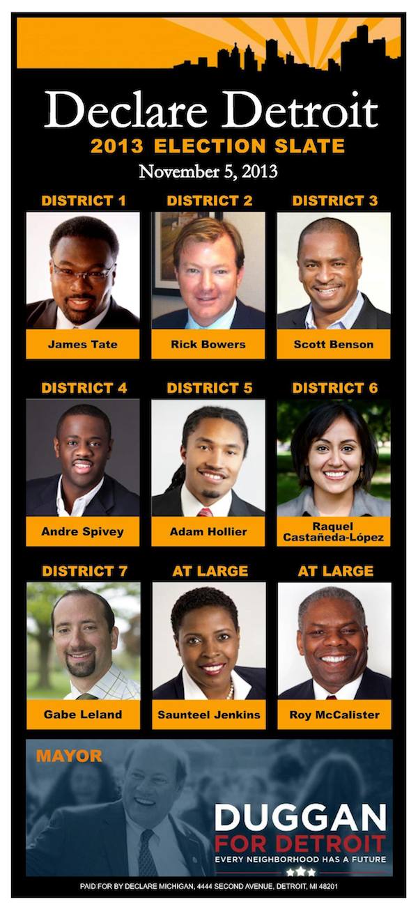 Declare Detroit Endorsements for council and mayor
